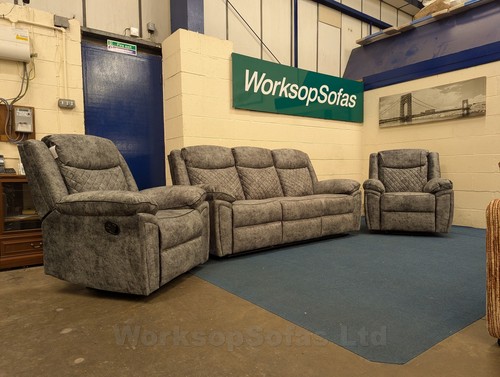 Normandy grey recliner 3 - 'normandy',