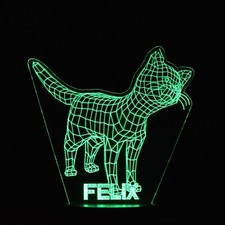 Cat Night Light | Personalised