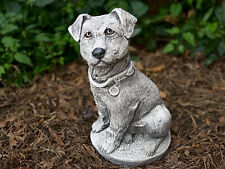 Jack russell terrier statue