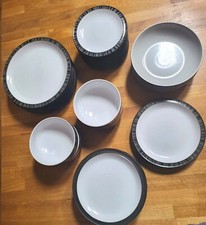 Denby Stripe & Jet Matching Tableware - Sold Individually - Good Used Condition
