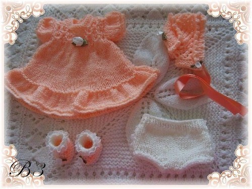 Knitting pattern reborn - pattern, doll