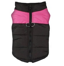 Create Idea Puppy Warm Winter Jacket Vest Pet Dog Coat Style 2 - Pink