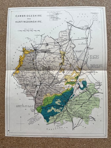 Antique geological map - , of