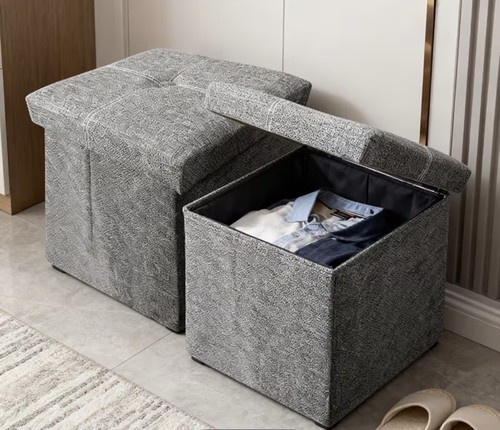 2pcs home foldable - home, grey