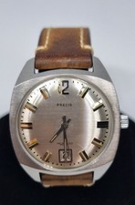 Vintage Precis Incabloc Mechanical Mens Watch Swiss Made 1960s