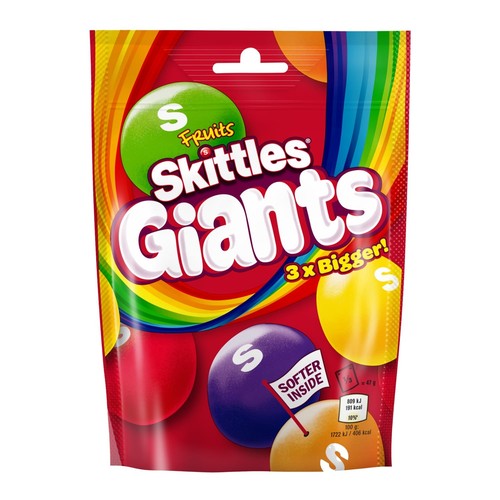 Skittles giants sweets bag - giants,