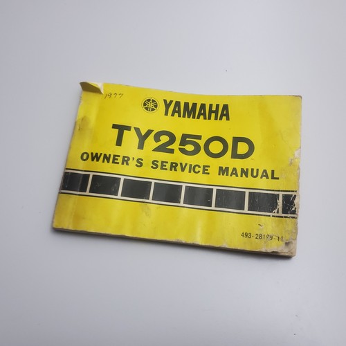 1977 yamaha ty250d owners - ,