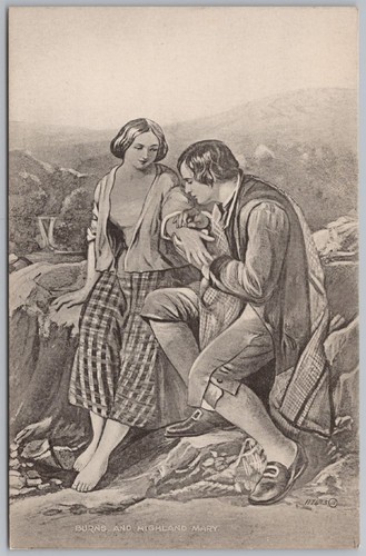 Robert burns with highland - with,