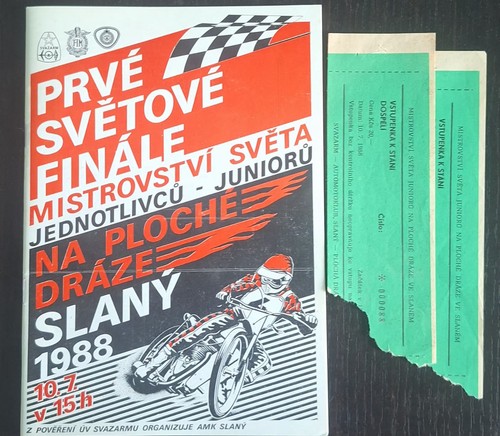 Speedway 1988 slany world - speedway, 10/7/1988