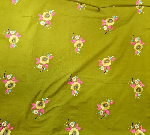 Chartreusse green flower - green,