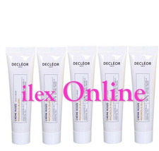 5 x DECLEOR WHITE MAGNOLIA ROSY CREAM 15ml EACH =75ml ANTI AGEING TRAVEL SIZE ub