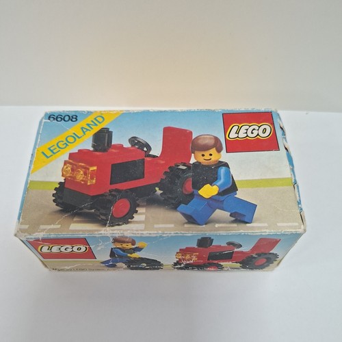 Vintage 6608 lego tractor - vintage,