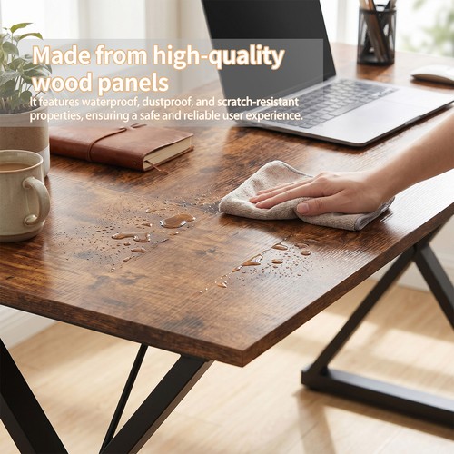 Wooden computer desk - wooden, with