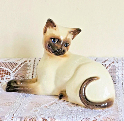 Ceramic beswick siamese cat - beswick,
