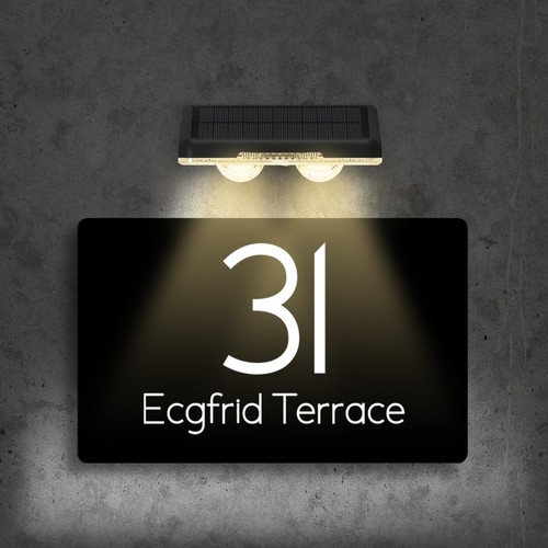 House number plaques - house,