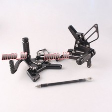 Adjustable Rearset Rear Set Footpegs Footrest For Kawasaki Z750 2004 - 2006 05
