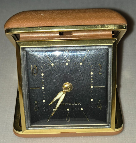 1970 light tan cased travel - tan,