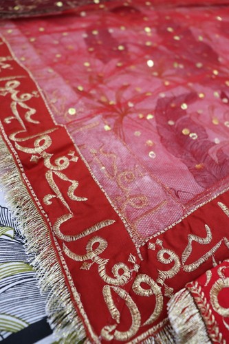 Red nikkah dupatta qabool hai - nikkah,