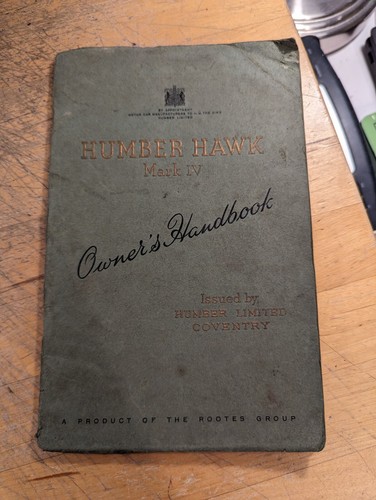 1951 humber hawk mk4 - humber,