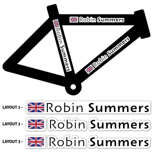 Personalised name bike - 4x,