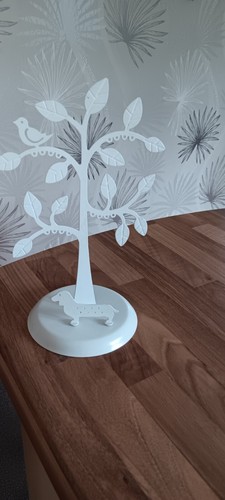Cream metal magnetic tree - magnetic,