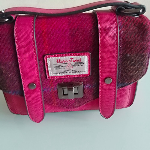 Harris tweed small satchel - tweed,