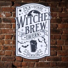 Witches brew tavern Sign