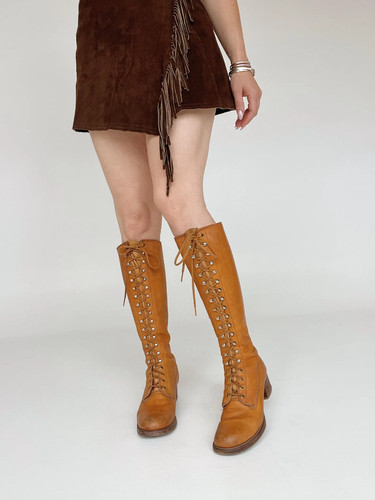 1970s frye boots - boots, high