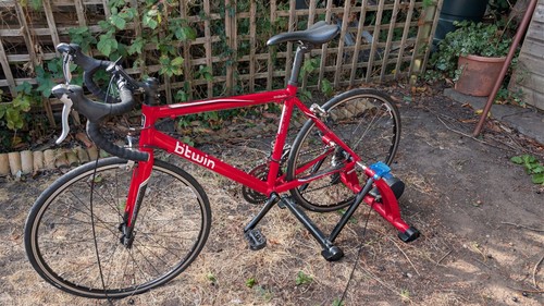 Road bike turbo trainer - turbo, setup