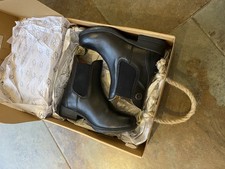 Moretta Lucilla Leather Riding Boots - Childs 13 UK (32 EU) KIDS Black