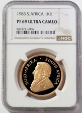 1983 GOLD SOUTH AFRICA PROOF