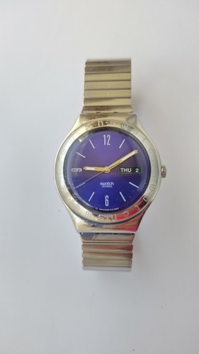 Vintage swatch irony - vintage, stainless