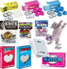 KRUX TRUCK CO'  Skateboard Parts - Riser Pads, Fixings. Bushings. King Pins