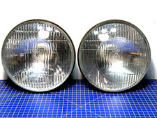 Lucas Original 7" headlight matched pair pre focus new old stock classic car