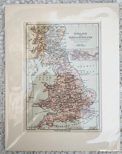 Original 1871 antique - antique, map
