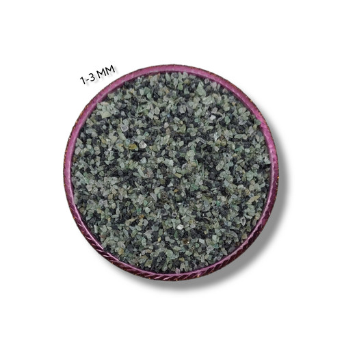 Crushed emerald gemstone - crushed,