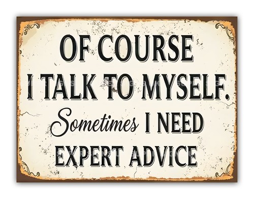 Funny talk myself - funny,