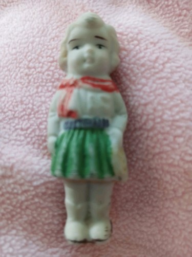 Antique bisque porcelain - porcelain, penny