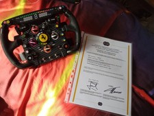 Ferrari F1  Santander 2010 wheel  replica with a  copy of FIA super licence