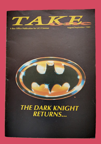 1989 batman movie brochure - 1989,