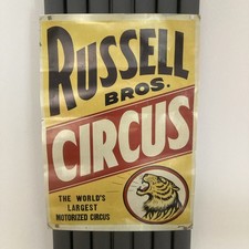 RUSSELL BROS CIRCUS poster vintage 42 x 58 cm (O2)