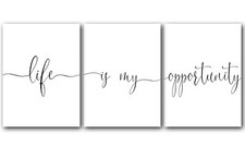 Life Is My Opportunity, Set of