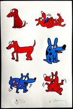 Keith Haring Lithograph COA