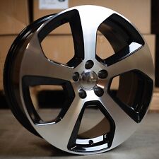 17" VW Polo mk4,5,6 2007-2025  Gloss Black/Machined GTi-8 Style 7.5j Alloys X4