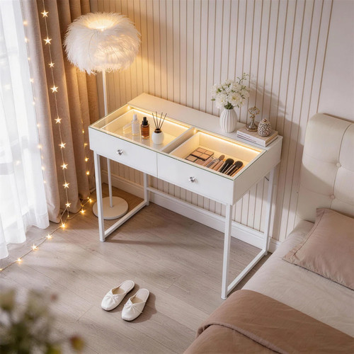 Creg dressing table with led - table,