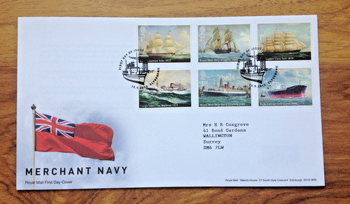 Royal mail merchant navy - merchant, 2013