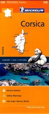 Corsica Road Map 528  by