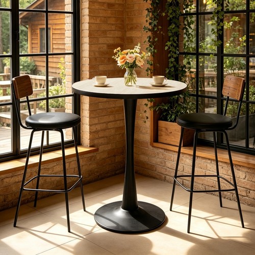 Round bar table - bar,