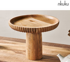 Nkuku Gavivi Hand Carved Mango Wood Stand - RRP £80