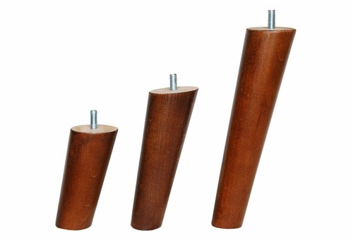 Wooden angled round cone - wooden,